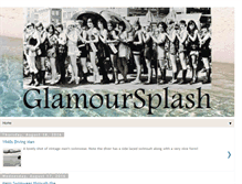 Tablet Screenshot of glamoursplash.com